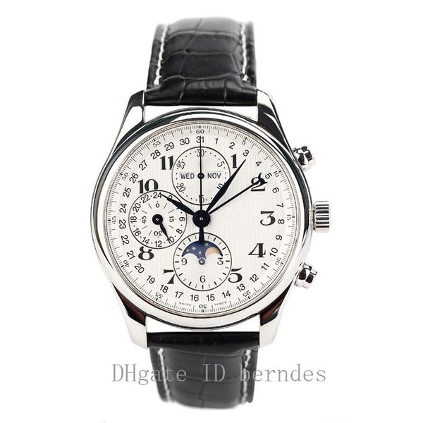 

men's high end automatic mechanical wrist watch business sports fine steel strap 50m waterproof sapphire mirror perspective bottom, Slivery;golden