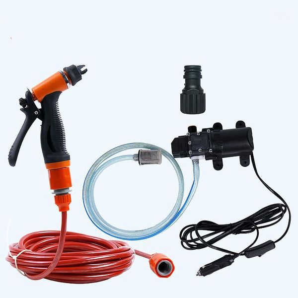 

car washer multifunction wash set 12v kit portable water pipe gun motor1