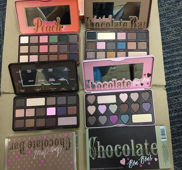 

18 colors eyeshadow palette sweet peach eyeshadow 18 colors semi-sweet chocolate bar chocolate bar chocolate bon bont eyeshadow palette