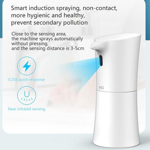 

soap dispenser infrared automatic sensor hand cleaner, spray type hand washer for home, office, school1
