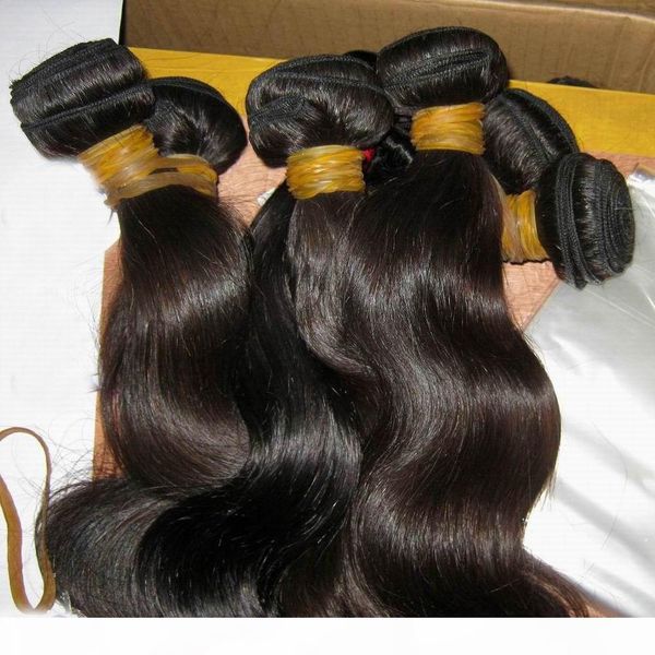 

girl natural shiny raw cambodian virgin body wave hair 3 bundles(300g) no chemical process 8a world charming lady, Black