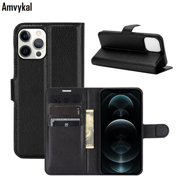 

wallet flip leather phone cases for iphone 12 pro max 12pro 12mini iphone12 no fingerprint magnetic back cover