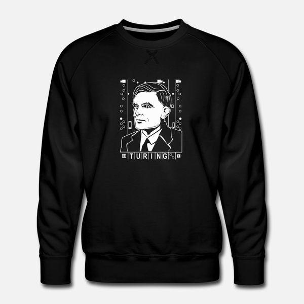 

alan turing tribute designers graphic t shirt leisure retro white tracksuit hoodie sweatshirt