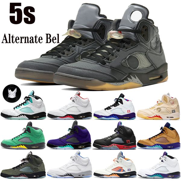 

ship mens basketball shoes jumpman 5 5s sail alternate grape bel fire red silver tongue 3 travis scotts designer trainers ou