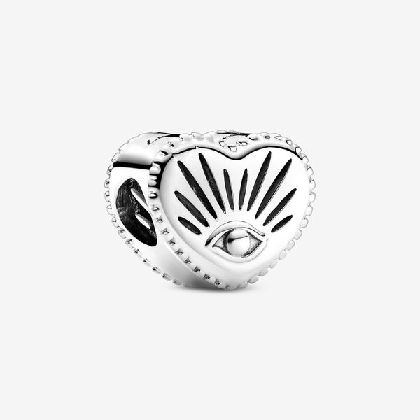 100% 925 Стерлинговое серебро Всеверенные Eye Heart Clarms Fit Original European Charm Bracete Мода Женщины Свадебные Обручальные Ювелирные Изделия Аксессуары