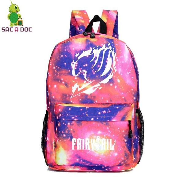 

schoolbag мода fairy tail backpacks мужчины мешком dos zipper laptop женщины учиться в россии дорожная сумка customize logo backbag mochila