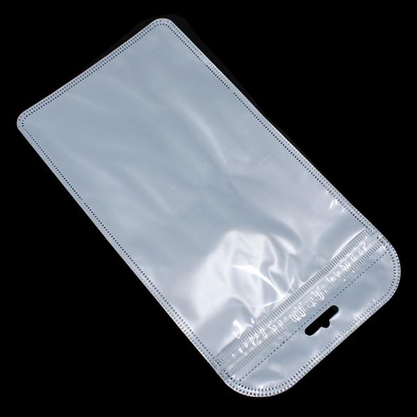 

1222cm 100pcs lot clear white reclosable plastic zip lock electronics package bag grocery crafts zipper bag with hang hole h sqcvty