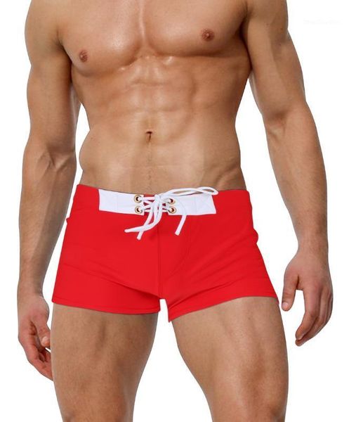 

men's swimwear 2021 fashion men shorts casual beach wear print swimming trunks pants beachwear surf with bandage for men1