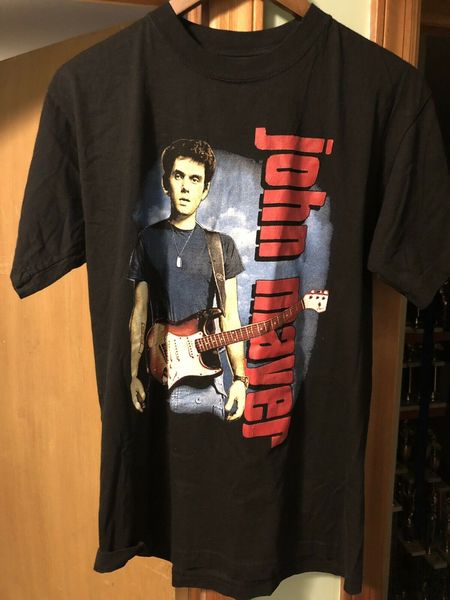 

john mayer 2004 концерта summer tour с коротким рукавом размер m двухсторонние 100% хлопок для мальчика дизайнеров толстовки футболки толсто