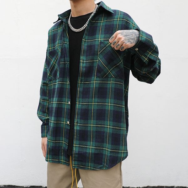 

oem custom label model drop shipping men check stock shirt