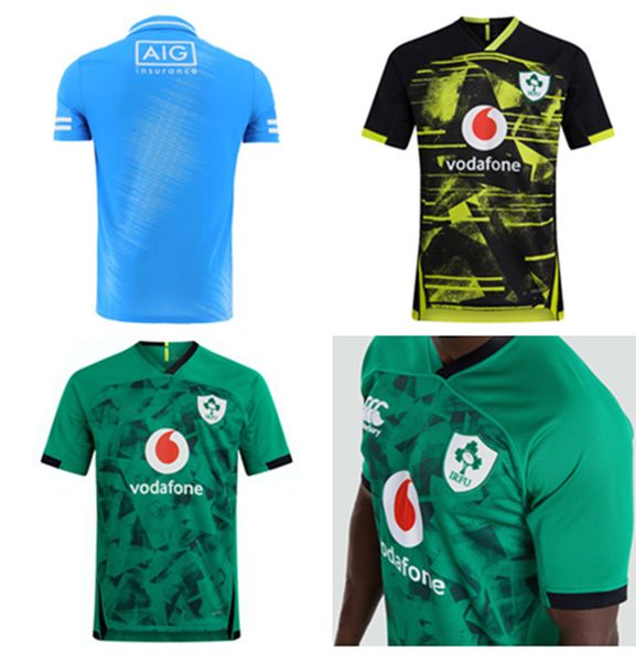 

irish irfu nrl munster city rugby league leinster alternate jersey 20 21 ulster irishman shirt s-5xl, Black;gray