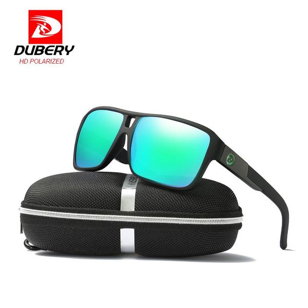 

sunglasses dubery branddesign men's polarized aviation driving sun glasses men women sport square luxury oculos uv400, White;black