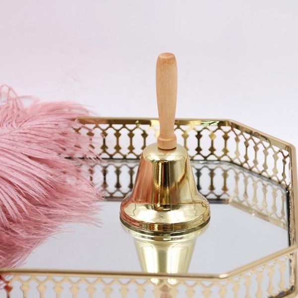 

christmas decorations hand bell with wooden handle xmas iron art year santa claus festival party celebrate rattle shop el handbell1