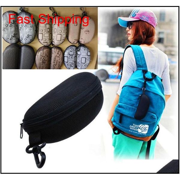 

2016 new style 100pcs new arrival black many color mix glasses eyeglasses sunglass zipper hard case keyring gla qylavx mj_fashion