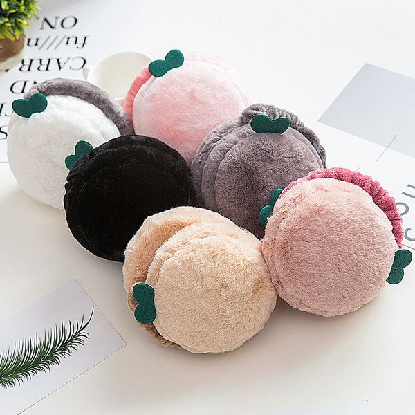 

girl ear covering children folding student ears cute super fairy korean plush warm winter earmuff