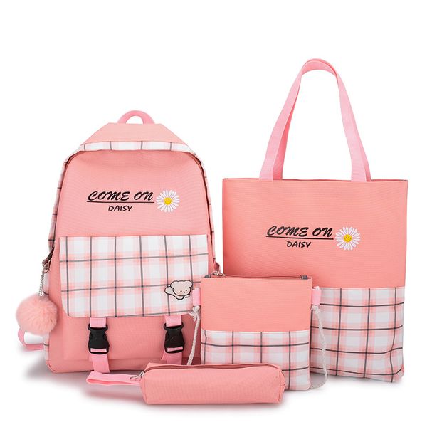 

fashion four-piece womens backpack handbag storage bag korean women bag fashion shoulder bag m180180