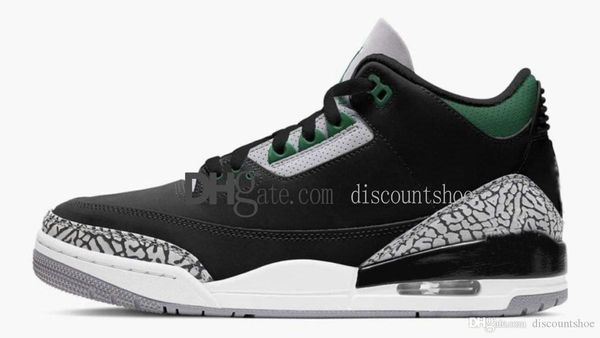 

3 pine green basketball shoes men 3s sneakers ct8532 030 sports jumpman