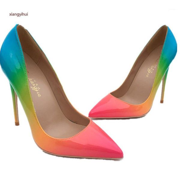 

dress shoes 2021 woman high heels women pumps stilettos for red 12cm pu leather wedding1, Black