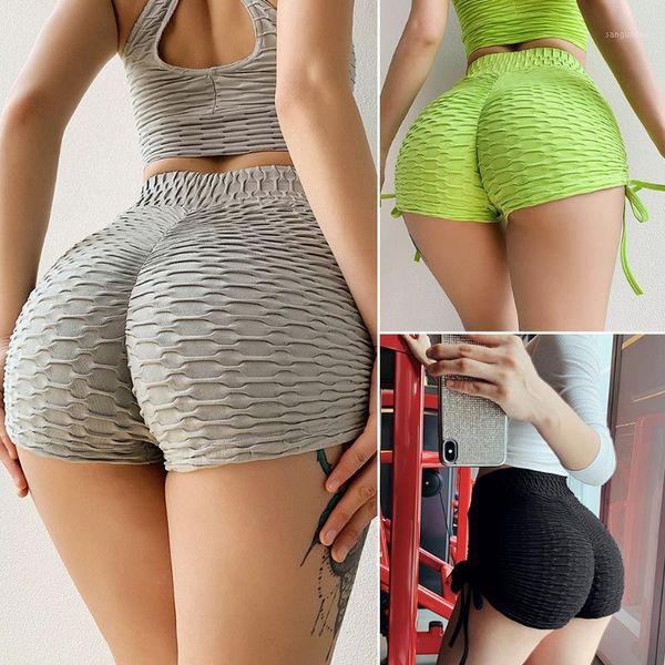 

2020 shorts women push up fitness short casual peach buquick-drying sports fitness yoga pants women shorts1, White;red