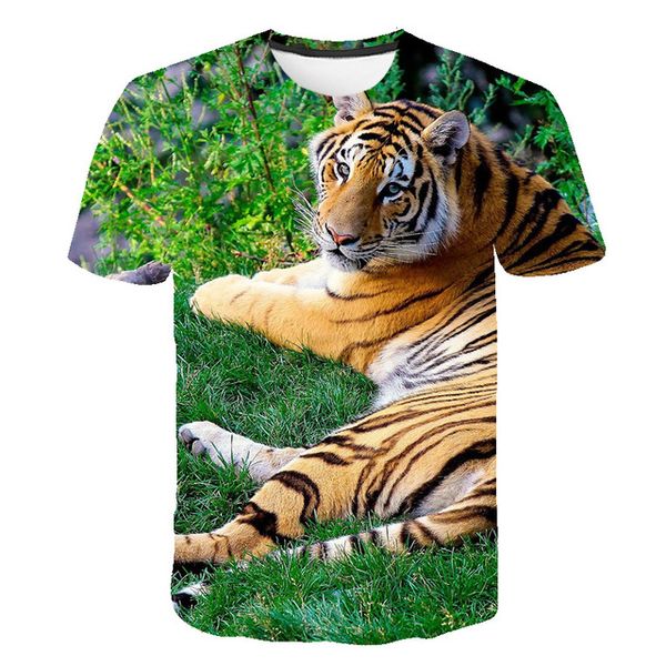 

3d new tiger animal 3d print shirts oversized harajuku hippie men clothing