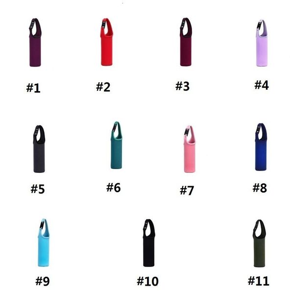 

uusgfu factory price neoprene portable design fabric sports insulator sleeve bag glass water bottle cover thermos 8 n