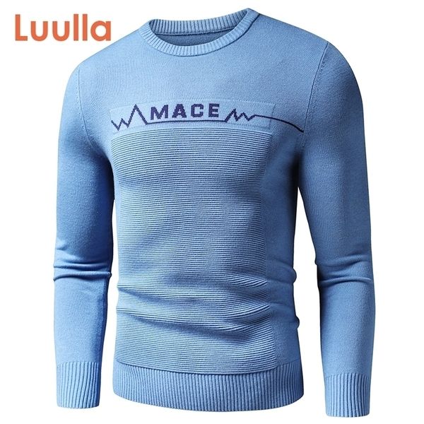 Uomo Autunno New Casual Modello 3D Lana lavorata a maglia Maglione spesso caldo Pullover Uomo Moda invernale in pile O-Collo Maglione Cappotto Uomo 201106