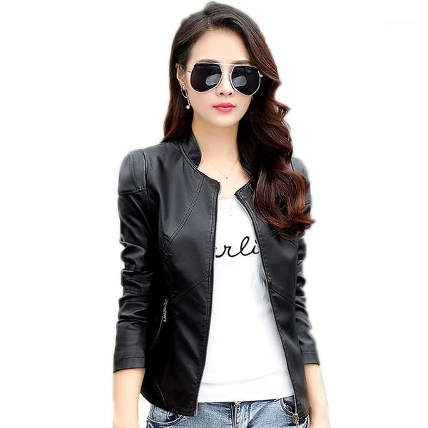 

new 2020 season genuine clothing woman code set lead sheep skin jacket short small leather hipping1, Black