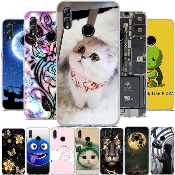 

huawei p smart 2019 3d cartoon silicone sheath, honor 10lite, honor 10litevfe1