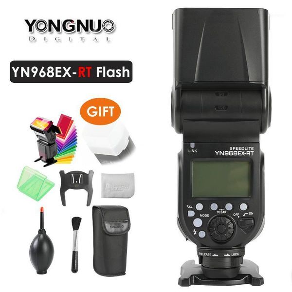 

yongnuo yn968ex-rt flash speedlite high-speed syncl wireless w/ led light for 5diii 6d 7dii 60d 1100d 1200d 1000d 700d1