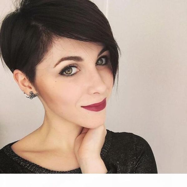 

brazilian lace front wig straight human hair wigs. lace front human hair wigs for black woman humannone lace wigs, Black;brown