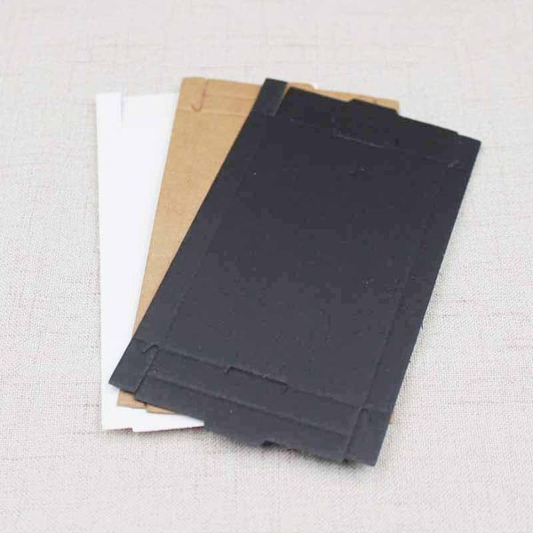 

10pcs diy blank kraft black white cardboard slide drawer box gift candy favor packing display box custom cost extra bbyvzm bwkf