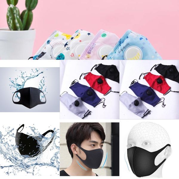 

smoke polyurethane breathing porous with anti-dust face valve pollution washable reusable high q 9m9e