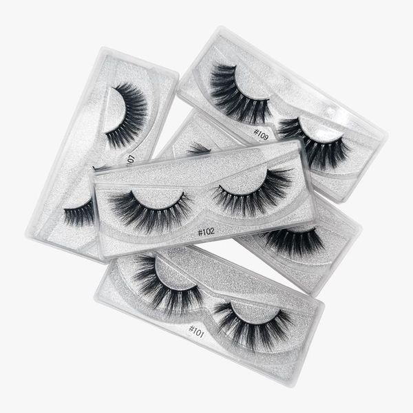 

eyelashes wholesale 20/30/50/100 pairs 3d mink lashes natural false eyelashes hand made makeup eye lashes 3d mink eyelashes bulk wmttpb