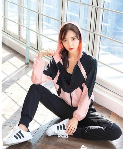 

tracksuit women hooded sweatshirt+pants pullover sets autumn and winter sportwear casual outwear sports 2 piece suits 7259, Gray