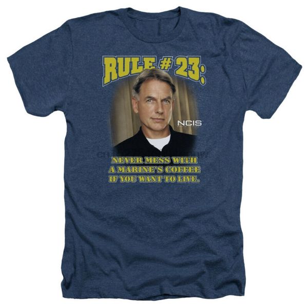 

ncis gibbs rule #23 never mess with a marine's coffee heather t-shirt all sizes sport hooded sweatshirt hoodie