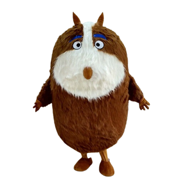 Costumes Mascote Halloween Páscoa Furry Squirrel Groundhog Mascot Traje Conjunto de RPG Jogar Festa Fato Traje Fato