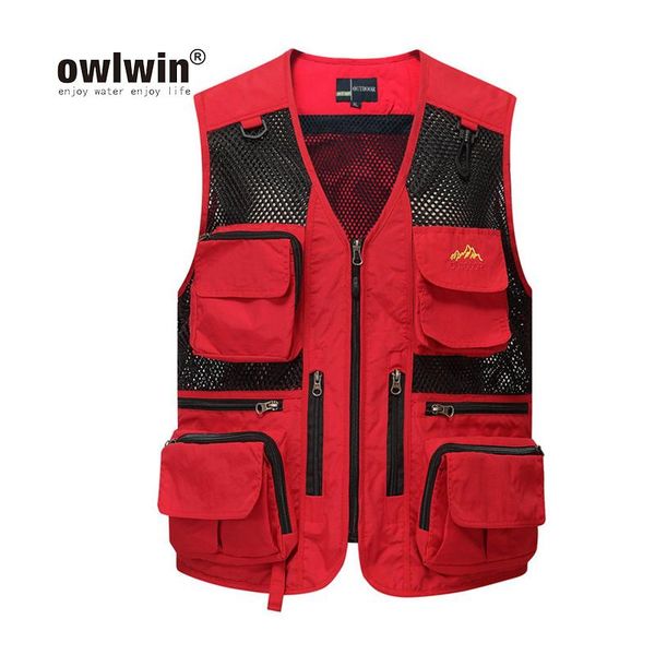 

outdoor t-shirts angeln westen quick dry atmungsaktive multi pocket mesh jacken fotografie wandern weste armee grÃ¼n fisch, Gray;blue