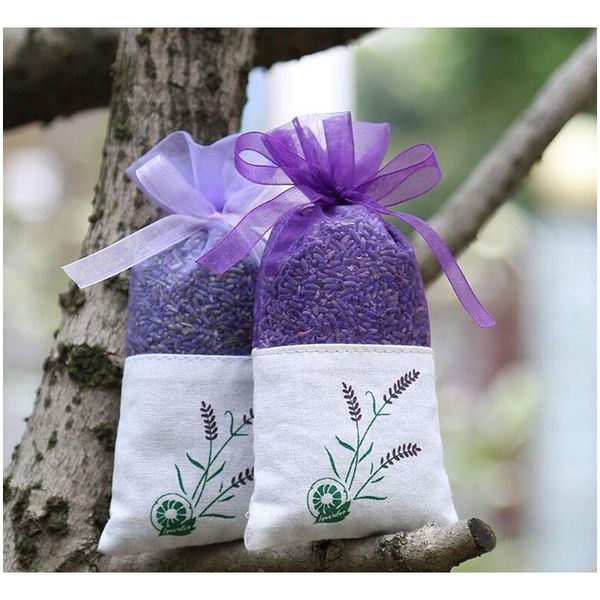 

purple cotton organza lavender sachets diy dried flower sweet bursa wardrobe mouldpr sqcvjh ppshop01