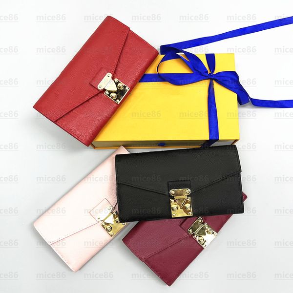 

genuine leather purse holder purses luxurys designers wallet men mon0gram women's coin card holders black lambskin wallets key pocket i, Red;black