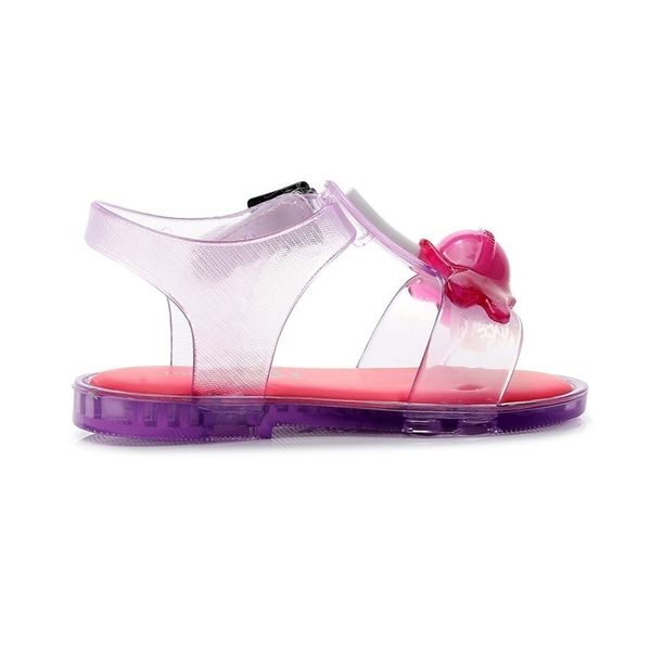 

mini cute 3d lollipop sandals summer new girl jelly non-slip kids sandal melissa toddler shoes y200619, Black;red