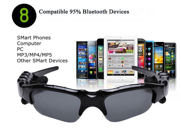 

2019 new outdoor glasses bluetooth sunglasses headphones stereo wireless sport riding song call ear buds earphone