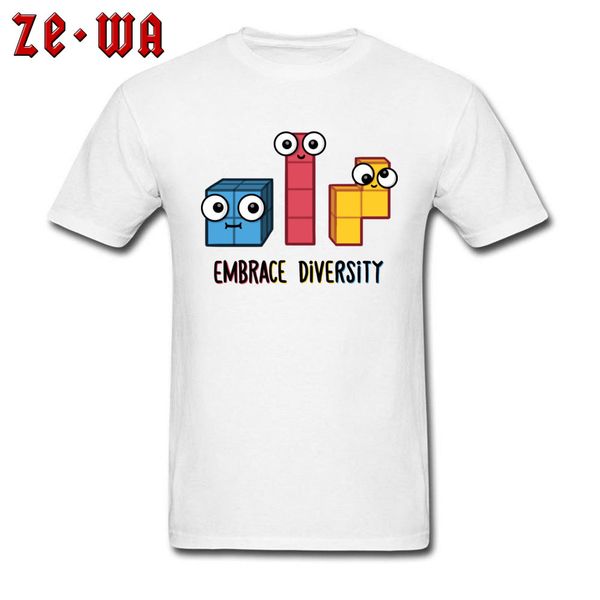 

sport funny type t-shirts embrace diversity culture club image crew neck 100% cotton short sleeve women men t-shirts white tee-shirt