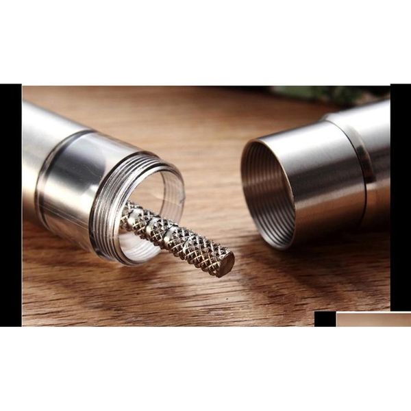 

manual pepper mill salt shakers one-handed pepper grinder stainless steel spice sauce grinders stick kitche jllcdz xhhair