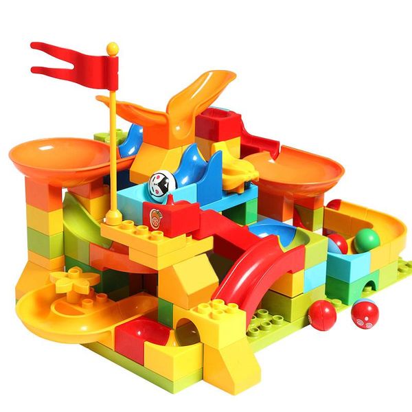 

big size building block sets marble race run large blocks educational building toys for children gift brinquedos qyldtx mywjqq