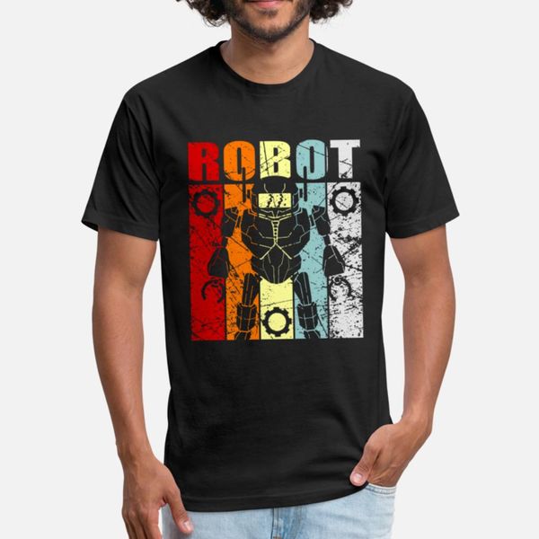 

робот t shirt crewneck крупногабаритные vintage tracksuit толстовка толстовка