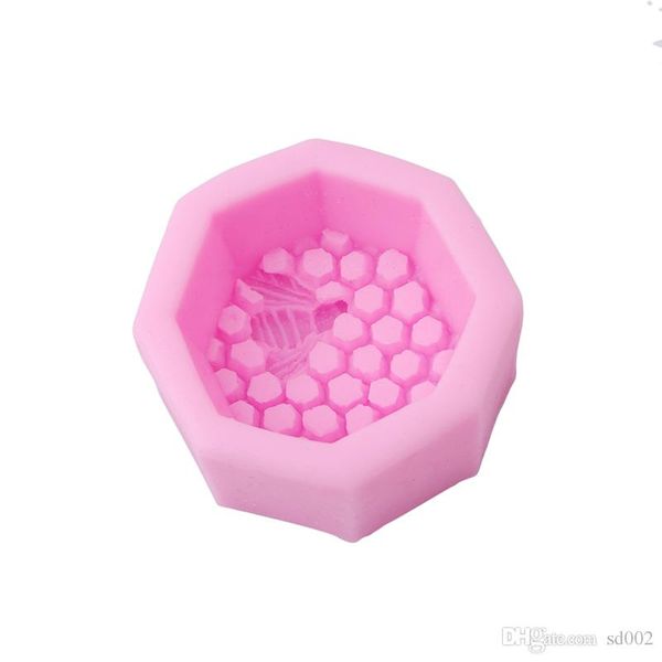 

honeycomb honey soap mold 3d novelty silicone cake mould heat resisting diy chocolates pastry baking tool eco friendly 6 5ky zz