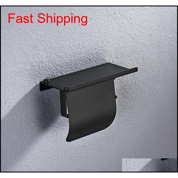 

concise stainless steel roll paper holder wall mount toilet paper holder with phone shelf bathroom fixture b qyligx new_dhbest