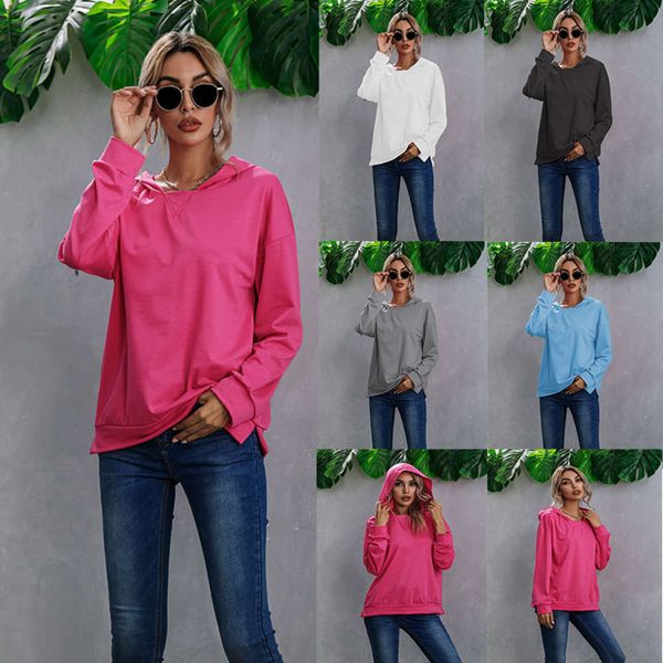 

women's plush hooded pullover, Black