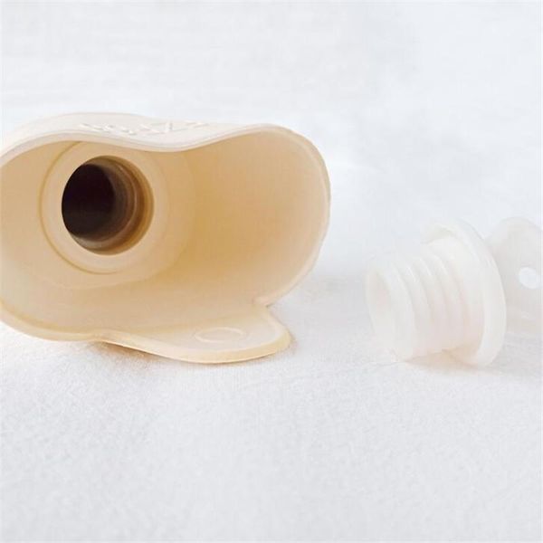 

cute pvc stress pain relief therapy stripe water bottle bag soft pompon cozy cover winter warm heat reusable hand warmer wmtaxj