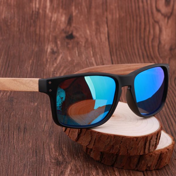 

new fashion wooden square ladies polarizing sunglasses uv400 men's glasses classic luxury retro brand design driving, White;black